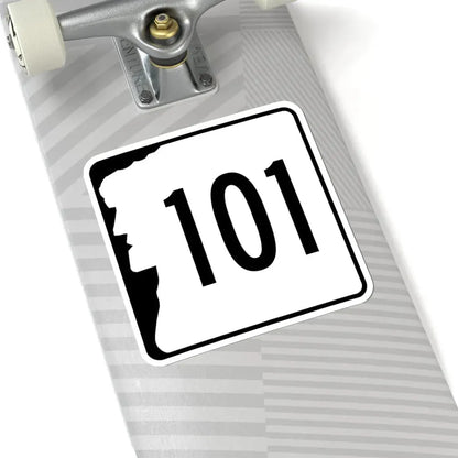 NH Route 101 (New Hampshire) (Road Sign) STICKER Vinyl Kiss-Cut Decal - The Sticker Space