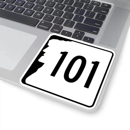 NH Route 101 (New Hampshire) (Road Sign) STICKER Vinyl Kiss-Cut Decal - The Sticker Space