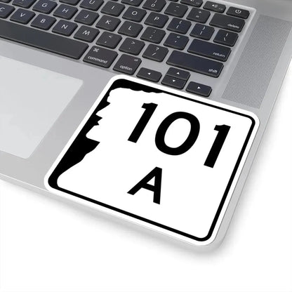 NH Route 101A (New Hampshire) (Road Sign) STICKER Vinyl Kiss-Cut Decal - The Sticker Space