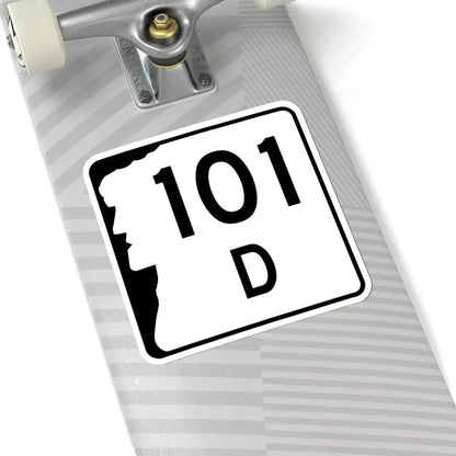 NH Route 101D (New Hampshire) (Road Sign) STICKER Vinyl Kiss-Cut Decal - The Sticker Space