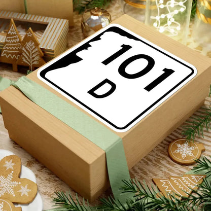 NH Route 101D (New Hampshire) (Road Sign) STICKER Vinyl Kiss-Cut Decal - The Sticker Space