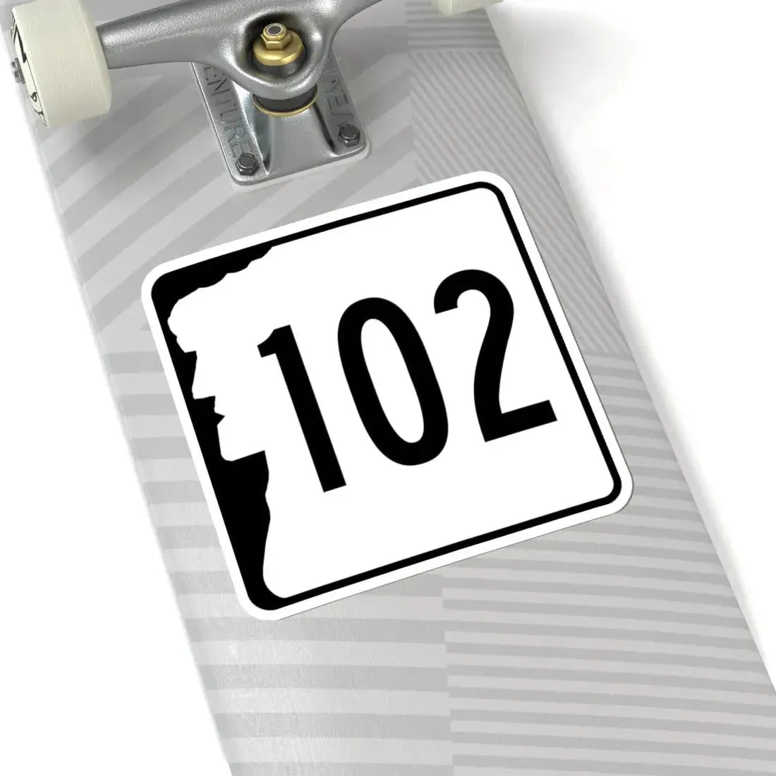 NH Route 102 (New Hampshire) (Road Sign) STICKER Vinyl Kiss-Cut Decal - The Sticker Space