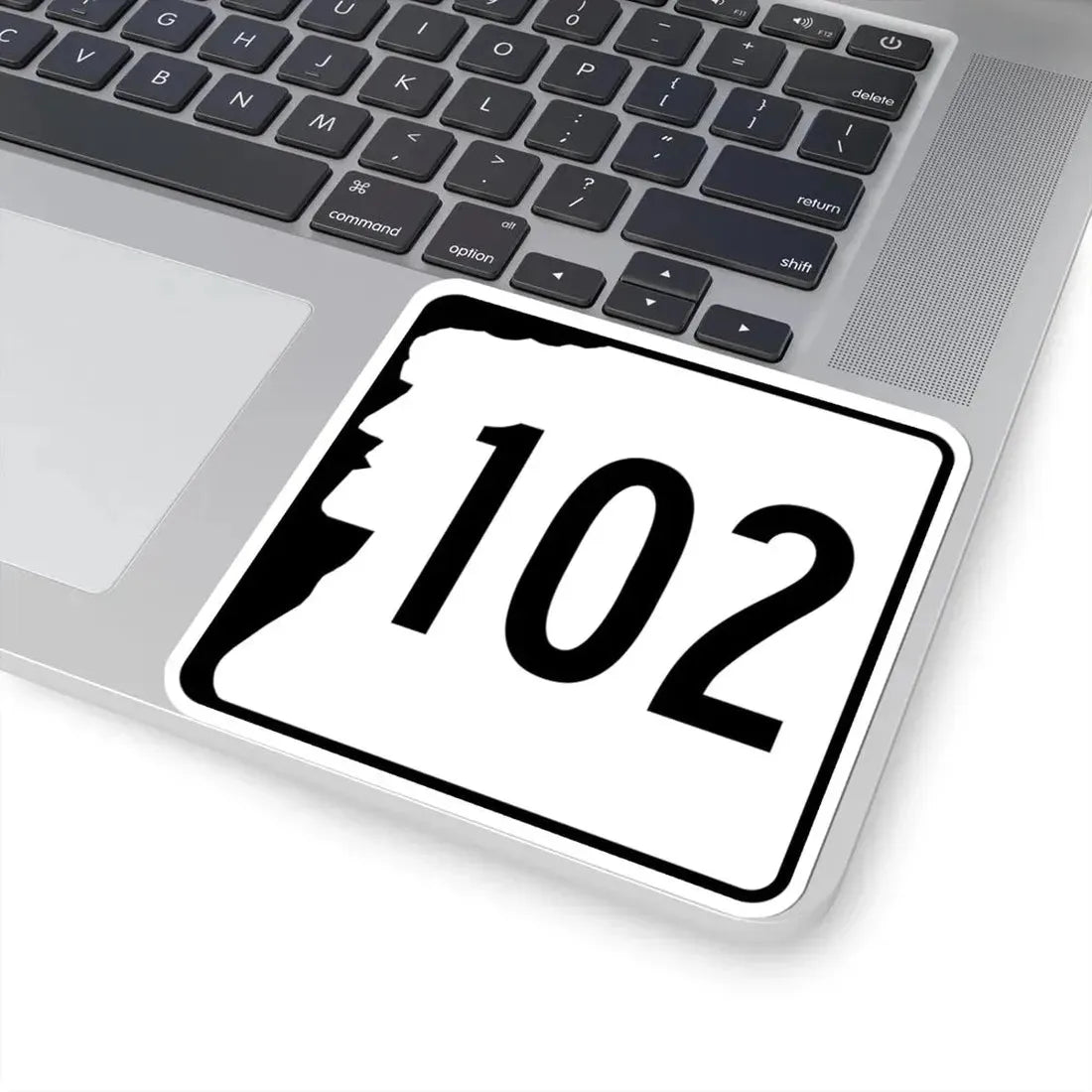 NH Route 102 (New Hampshire) (Road Sign) STICKER Vinyl Kiss-Cut Decal - The Sticker Space