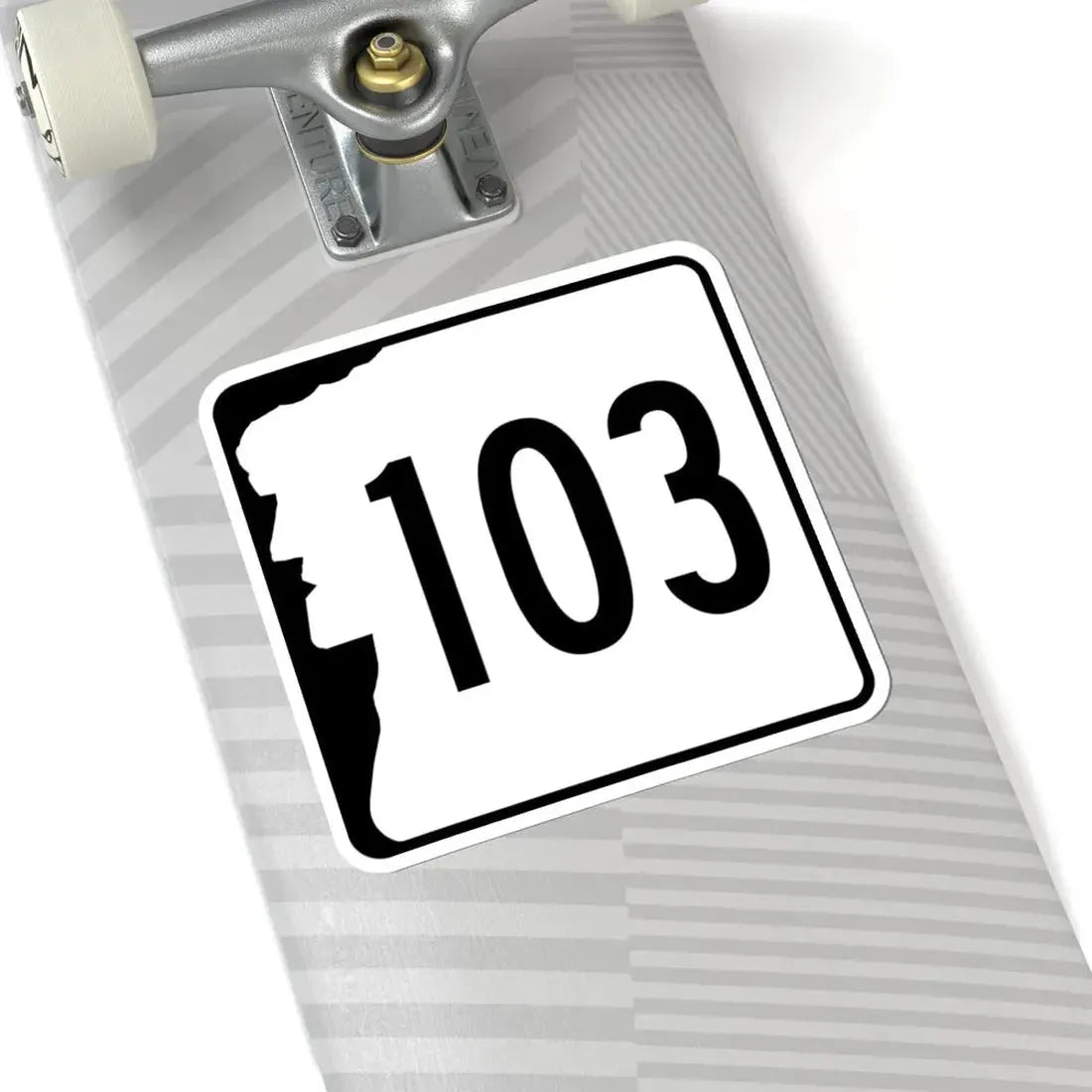 NH Route 103 (New Hampshire) (Road Sign) STICKER Vinyl Kiss-Cut Decal - The Sticker Space