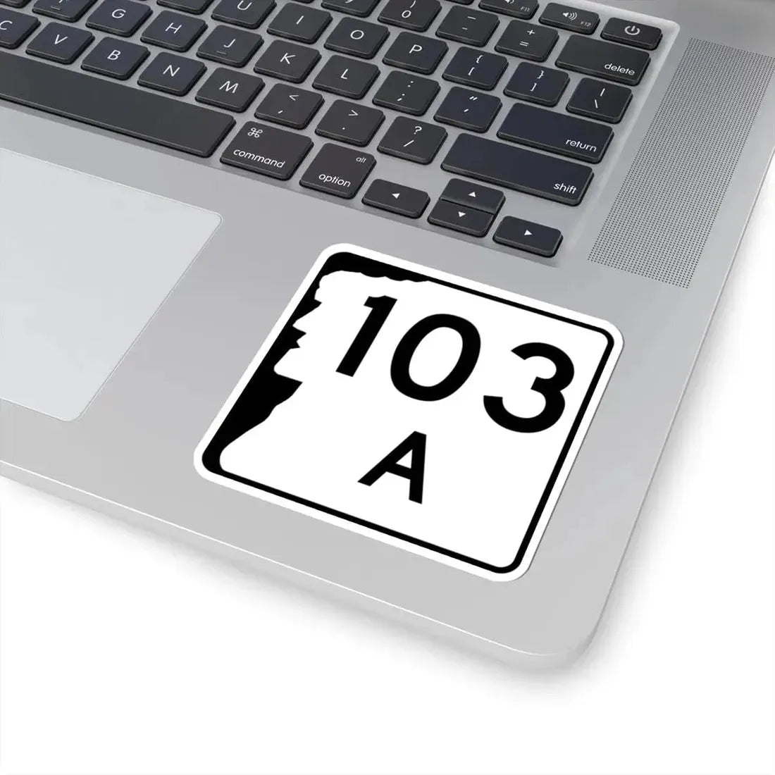 NH Route 103A (New Hampshire) (Road Sign) STICKER Vinyl Kiss-Cut Decal - The Sticker Space
