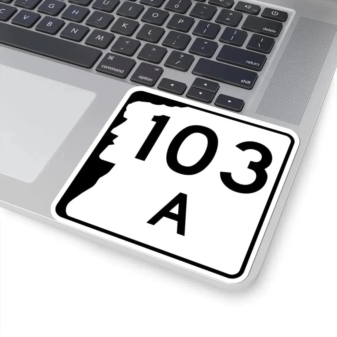 NH Route 103A (New Hampshire) (Road Sign) STICKER Vinyl Kiss-Cut Decal - The Sticker Space