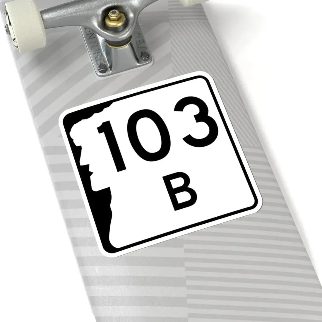 NH Route 103B (New Hampshire) (Road Sign) STICKER Vinyl Kiss-Cut Decal - The Sticker Space