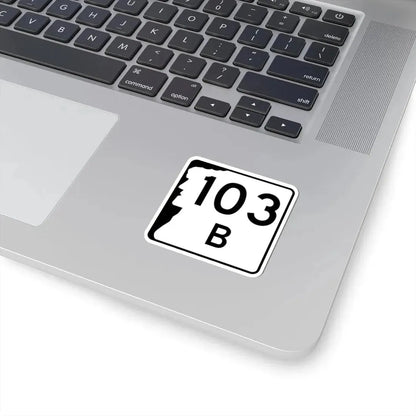 NH Route 103B (New Hampshire) (Road Sign) STICKER Vinyl Kiss-Cut Decal - The Sticker Space
