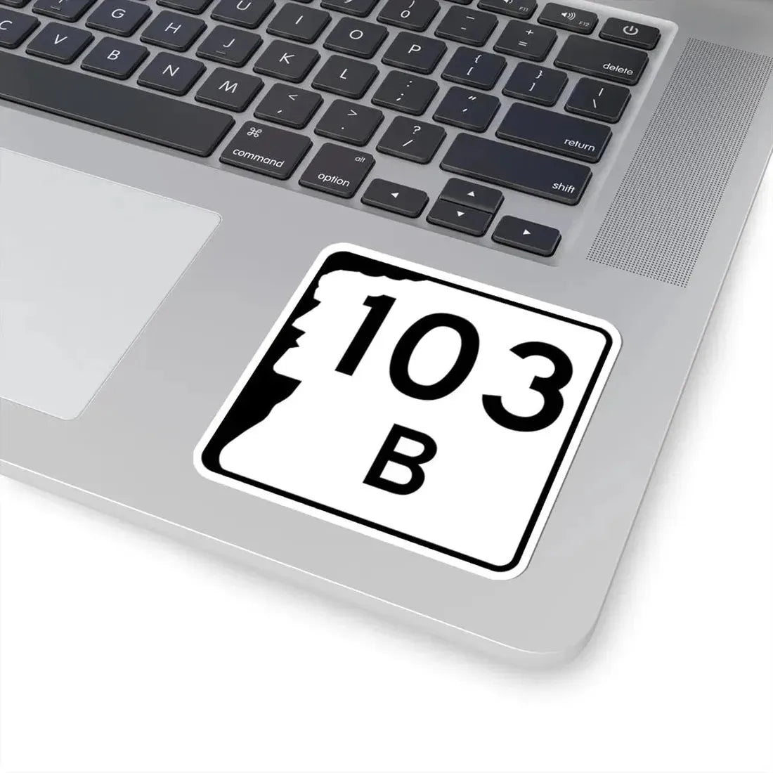 NH Route 103B (New Hampshire) (Road Sign) STICKER Vinyl Kiss-Cut Decal - The Sticker Space