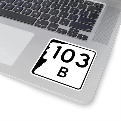 NH Route 103B (New Hampshire) (Road Sign) STICKER Vinyl Kiss-Cut Decal - The Sticker Space
