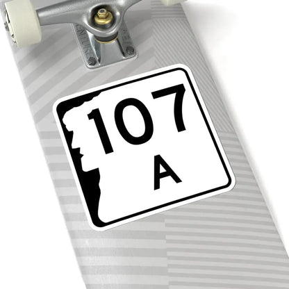 NH Route 107A (New Hampshire) (Road Sign) STICKER Vinyl Kiss-Cut Decal - The Sticker Space