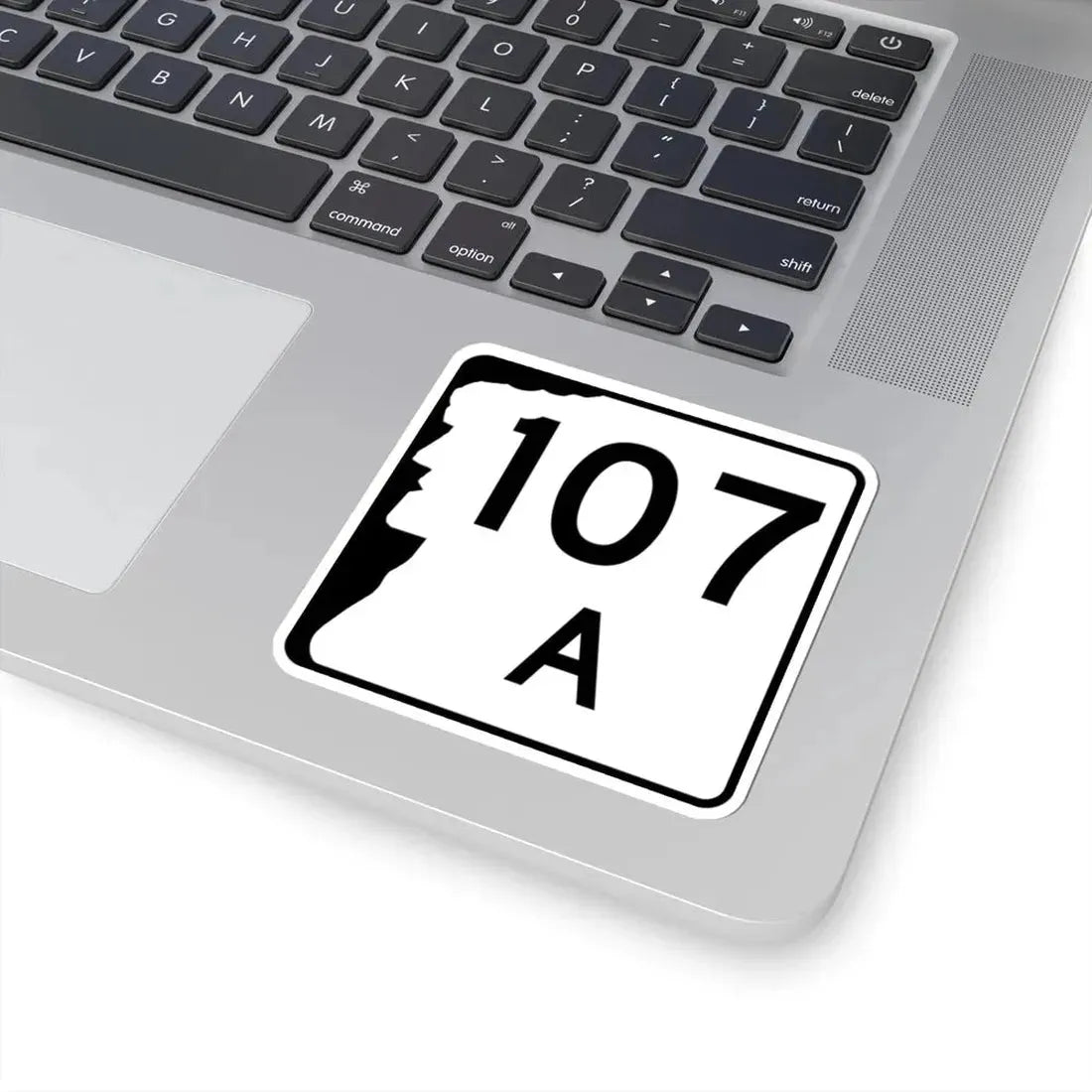 NH Route 107A (New Hampshire) (Road Sign) STICKER Vinyl Kiss-Cut Decal - The Sticker Space