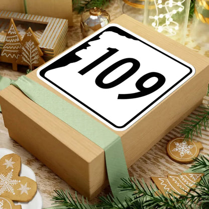 NH Route 109 (New Hampshire) (Road Sign) STICKER Vinyl Kiss-Cut Decal - The Sticker Space