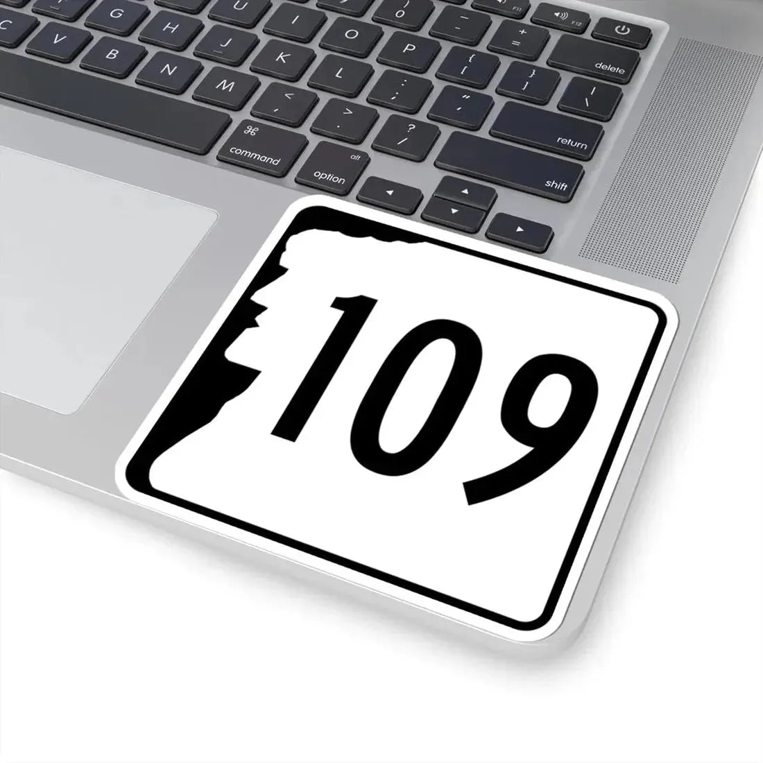NH Route 109 (New Hampshire) (Road Sign) STICKER Vinyl Kiss-Cut Decal - The Sticker Space