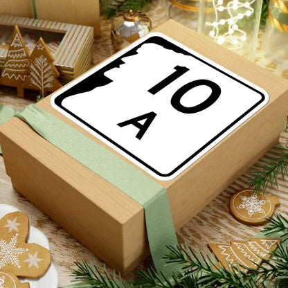 NH Route 10A (New Hampshire) (Road Sign) STICKER Vinyl Kiss-Cut Decal - The Sticker Space