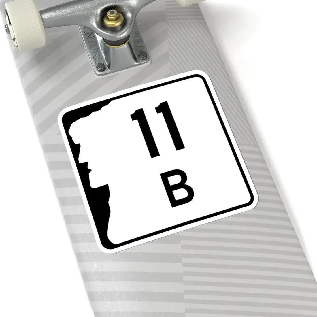 NH Route 11B (New Hampshire) (Road Sign) STICKER Vinyl Kiss-Cut Decal - The Sticker Space