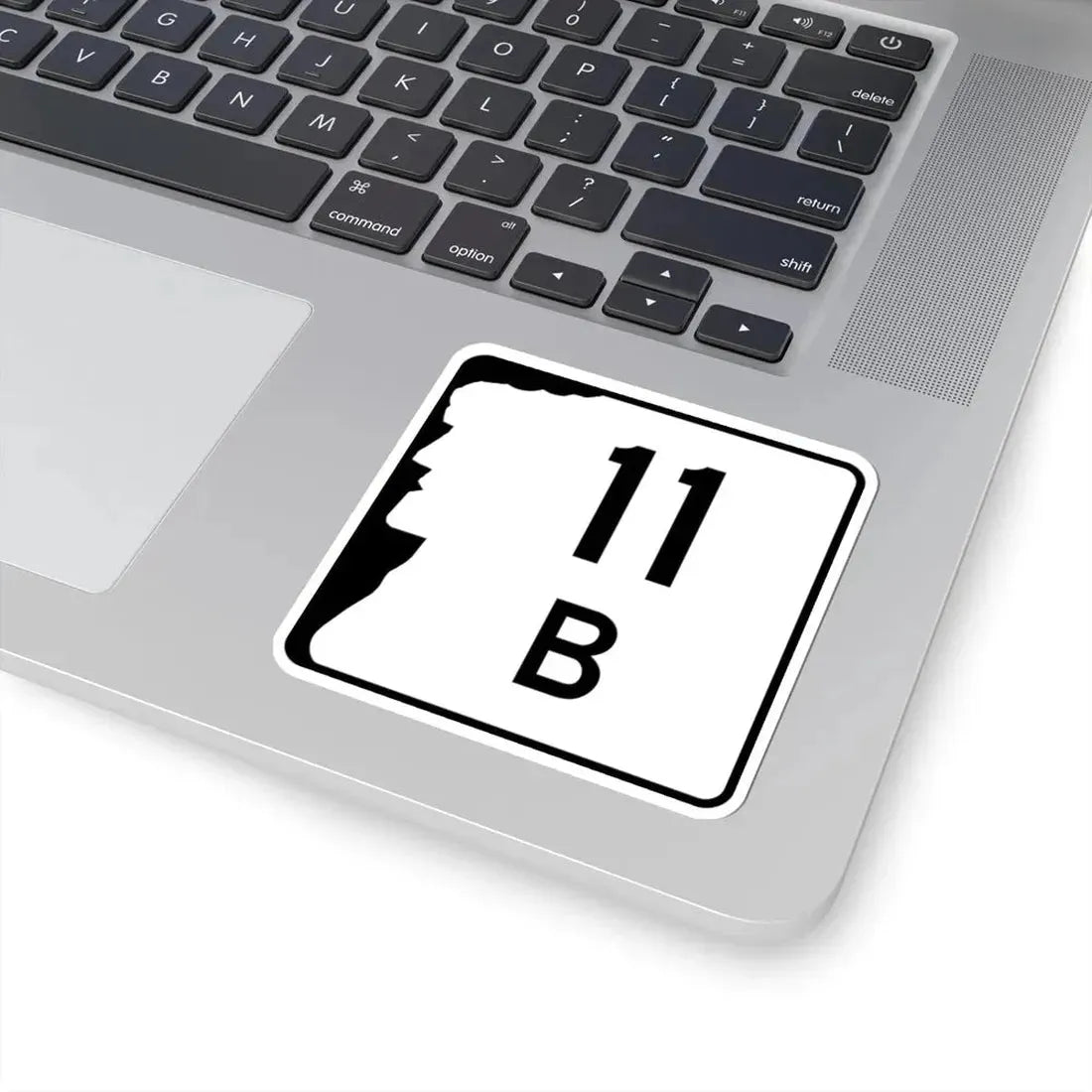 NH Route 11B (New Hampshire) (Road Sign) STICKER Vinyl Kiss-Cut Decal - The Sticker Space