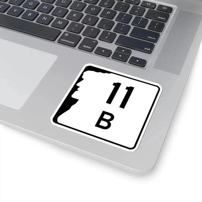NH Route 11B (New Hampshire) (Road Sign) STICKER Vinyl Kiss-Cut Decal - The Sticker Space