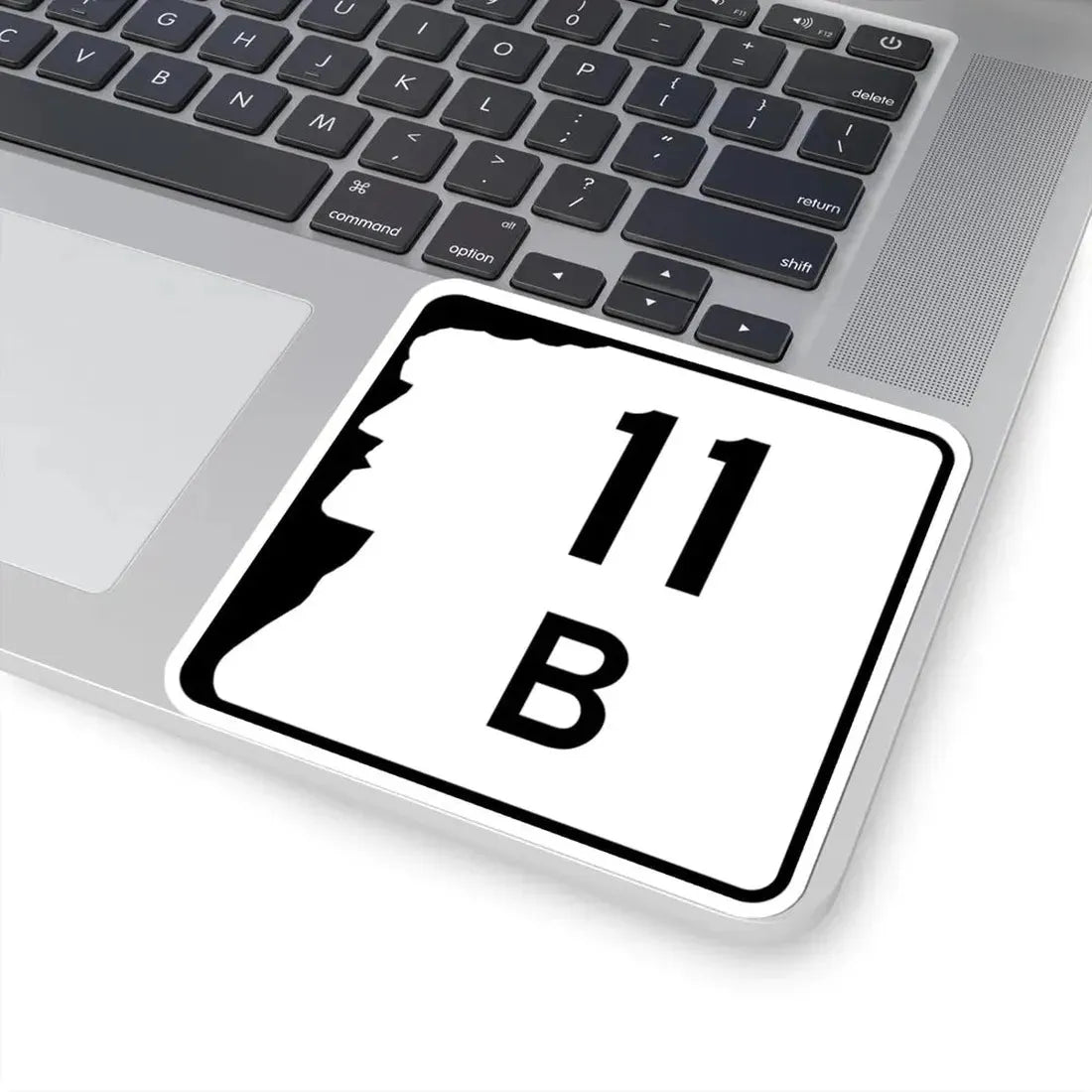 NH Route 11B (New Hampshire) (Road Sign) STICKER Vinyl Kiss-Cut Decal - The Sticker Space