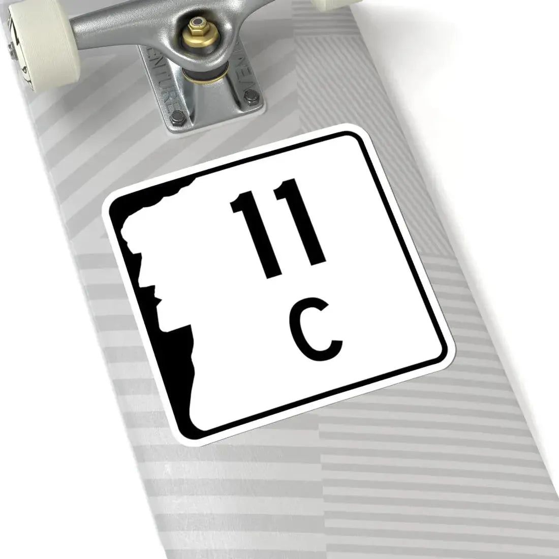 NH Route 11C (New Hampshire) (Road Sign) STICKER Vinyl Kiss-Cut Decal - The Sticker Space