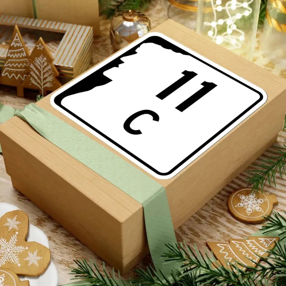 NH Route 11C (New Hampshire) (Road Sign) STICKER Vinyl Kiss-Cut Decal - The Sticker Space