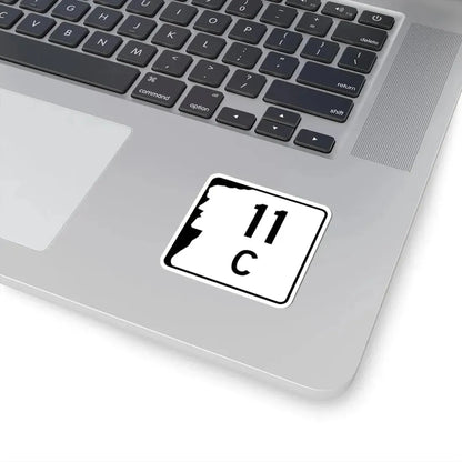 NH Route 11C (New Hampshire) (Road Sign) STICKER Vinyl Kiss-Cut Decal - The Sticker Space