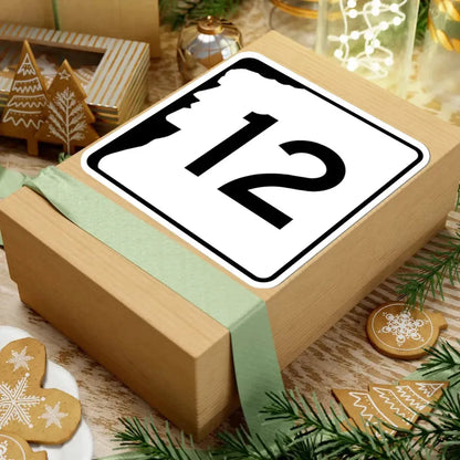 NH Route 12 (New Hampshire) (Road Sign) STICKER Vinyl Kiss-Cut Decal - The Sticker Space