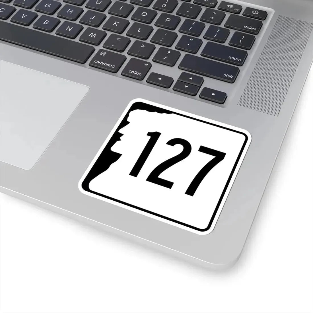 NH Route 127 (New Hampshire) (Road Sign) STICKER Vinyl Kiss-Cut Decal - The Sticker Space