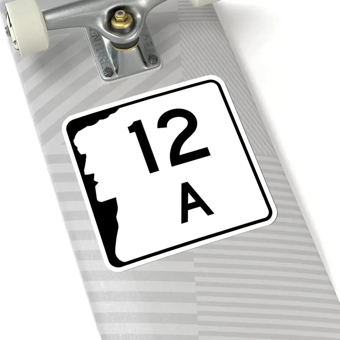 NH Route 12A (New Hampshire) (Road Sign) STICKER Vinyl Kiss-Cut Decal - The Sticker Space