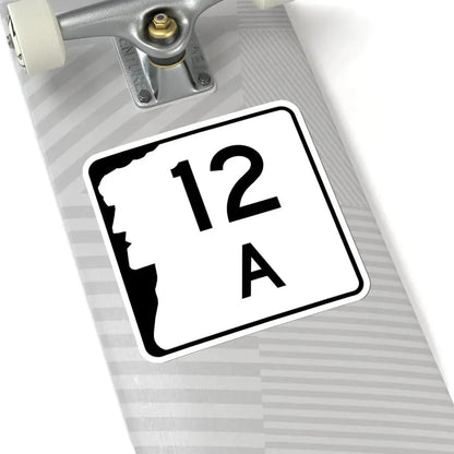 NH Route 12A (New Hampshire) (Road Sign) STICKER Vinyl Kiss-Cut Decal - The Sticker Space