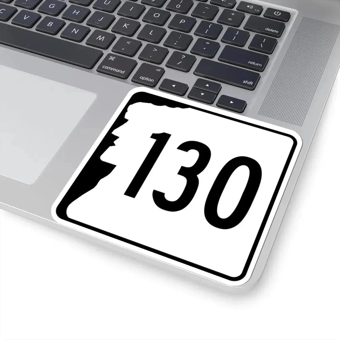 NH Route 130 (New Hampshire) (Road Sign) STICKER Vinyl Kiss-Cut Decal - The Sticker Space