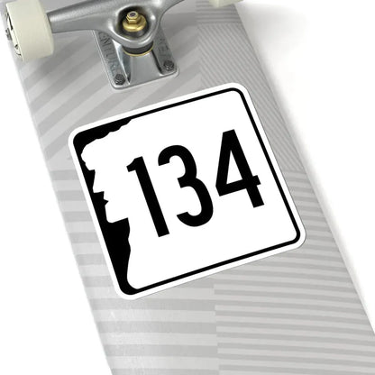 NH Route 134 (New Hampshire) (Road Sign) STICKER Vinyl Kiss-Cut Decal - The Sticker Space