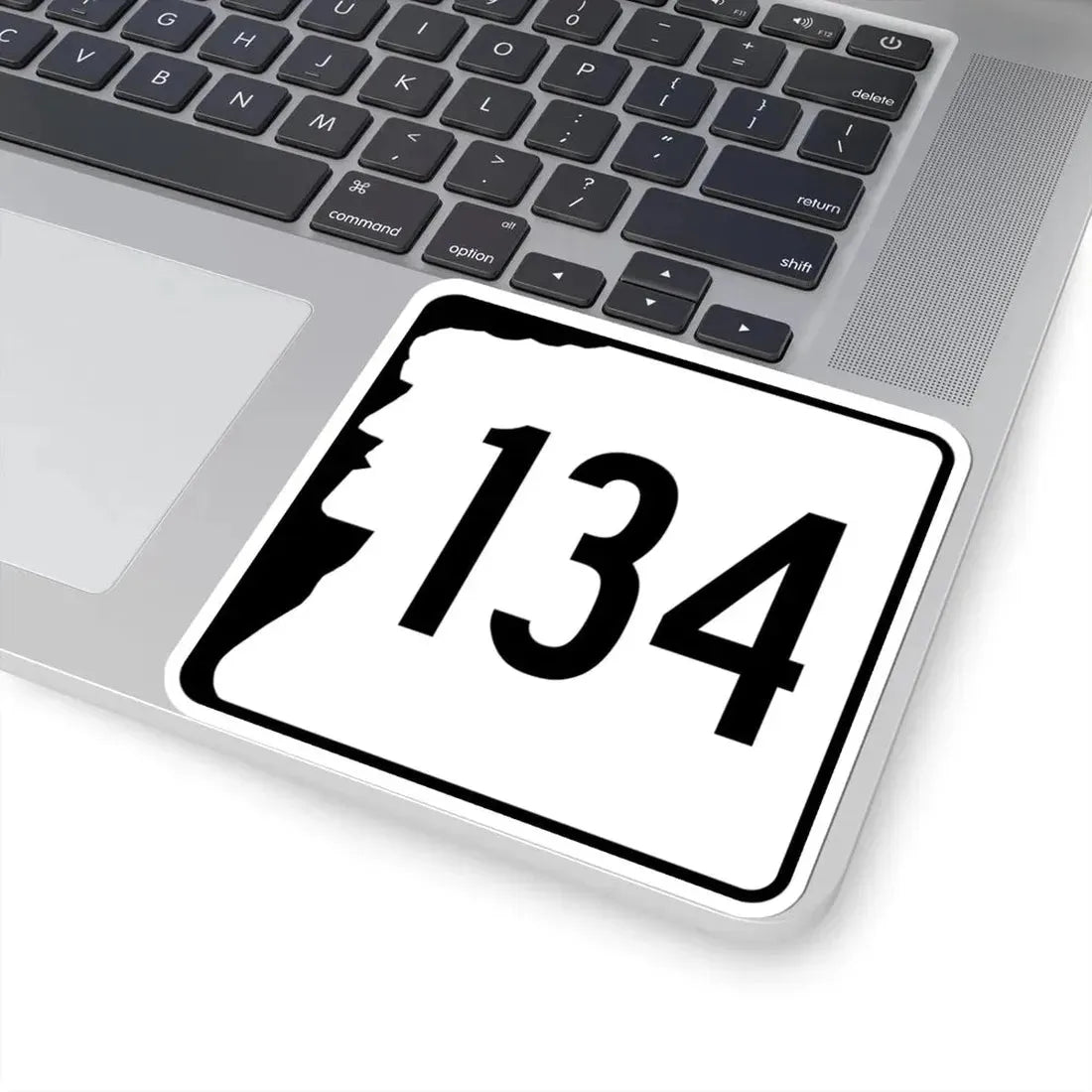 NH Route 134 (New Hampshire) (Road Sign) STICKER Vinyl Kiss-Cut Decal - The Sticker Space