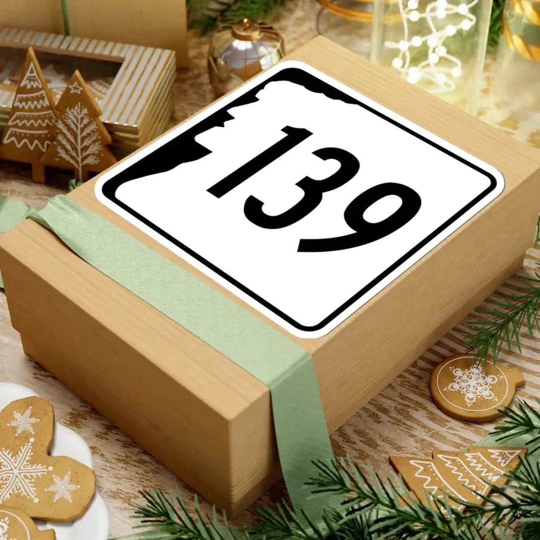 NH Route 139 (New Hampshire) (Road Sign) STICKER Vinyl Kiss-Cut Decal - The Sticker Space