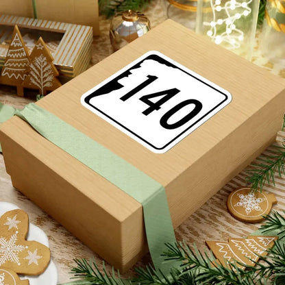 NH Route 140 (New Hampshire) (Road Sign) STICKER Vinyl Kiss-Cut Decal - The Sticker Space