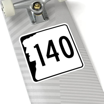 NH Route 140 (New Hampshire) (Road Sign) STICKER Vinyl Kiss-Cut Decal - The Sticker Space