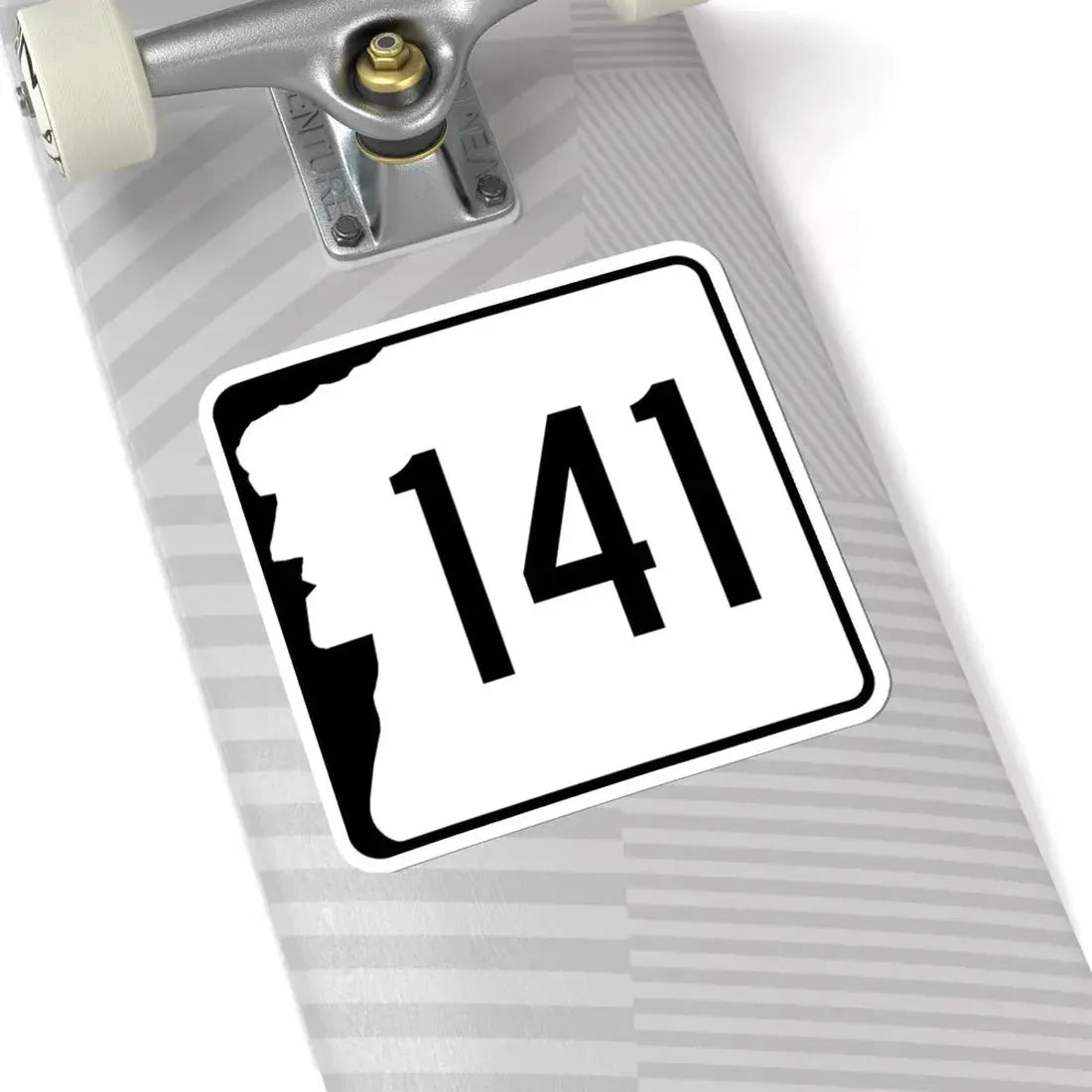 NH Route 141 (New Hampshire) (Road Sign) STICKER Vinyl Kiss-Cut Decal - The Sticker Space