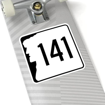 NH Route 141 (New Hampshire) (Road Sign) STICKER Vinyl Kiss-Cut Decal - The Sticker Space