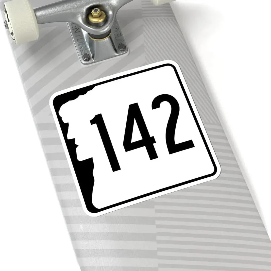 NH Route 142 (New Hampshire) (Road Sign) STICKER Vinyl Kiss-Cut Decal - The Sticker Space