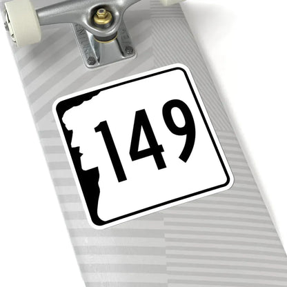 NH Route 149 (New Hampshire) (Road Sign) STICKER Vinyl Kiss-Cut Decal - The Sticker Space