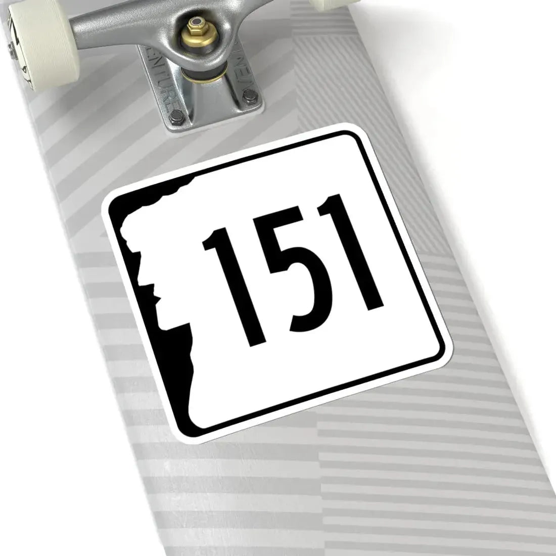 NH Route 151 (New Hampshire) (Road Sign) STICKER Vinyl Kiss-Cut Decal - The Sticker Space