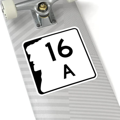 NH Route 16A (New Hampshire) (Road Sign) STICKER Vinyl Kiss-Cut Decal - The Sticker Space