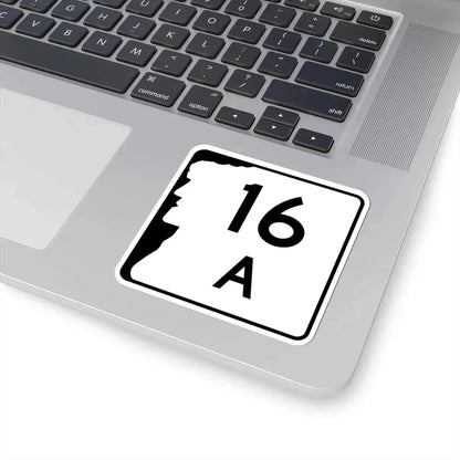 NH Route 16A (New Hampshire) (Road Sign) STICKER Vinyl Kiss-Cut Decal - The Sticker Space