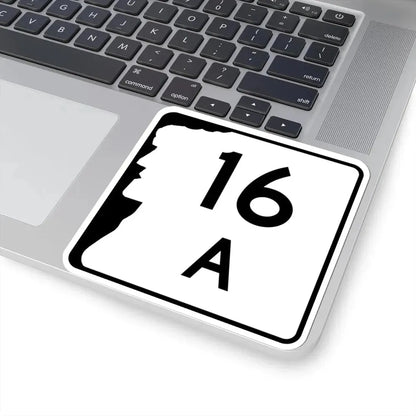 NH Route 16A (New Hampshire) (Road Sign) STICKER Vinyl Kiss-Cut Decal - The Sticker Space
