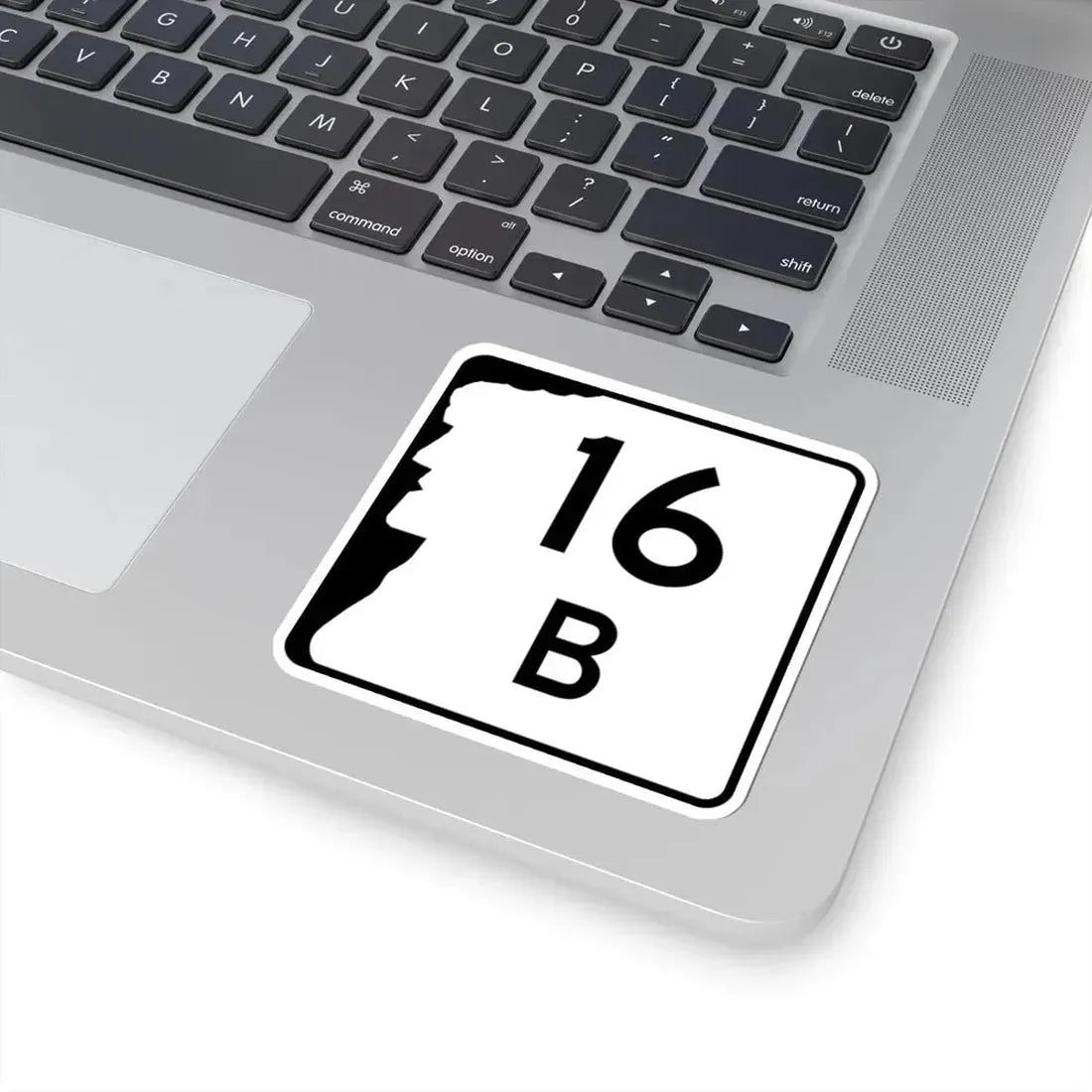 NH Route 16B (New Hampshire) (Road Sign) STICKER Vinyl Kiss-Cut Decal - The Sticker Space