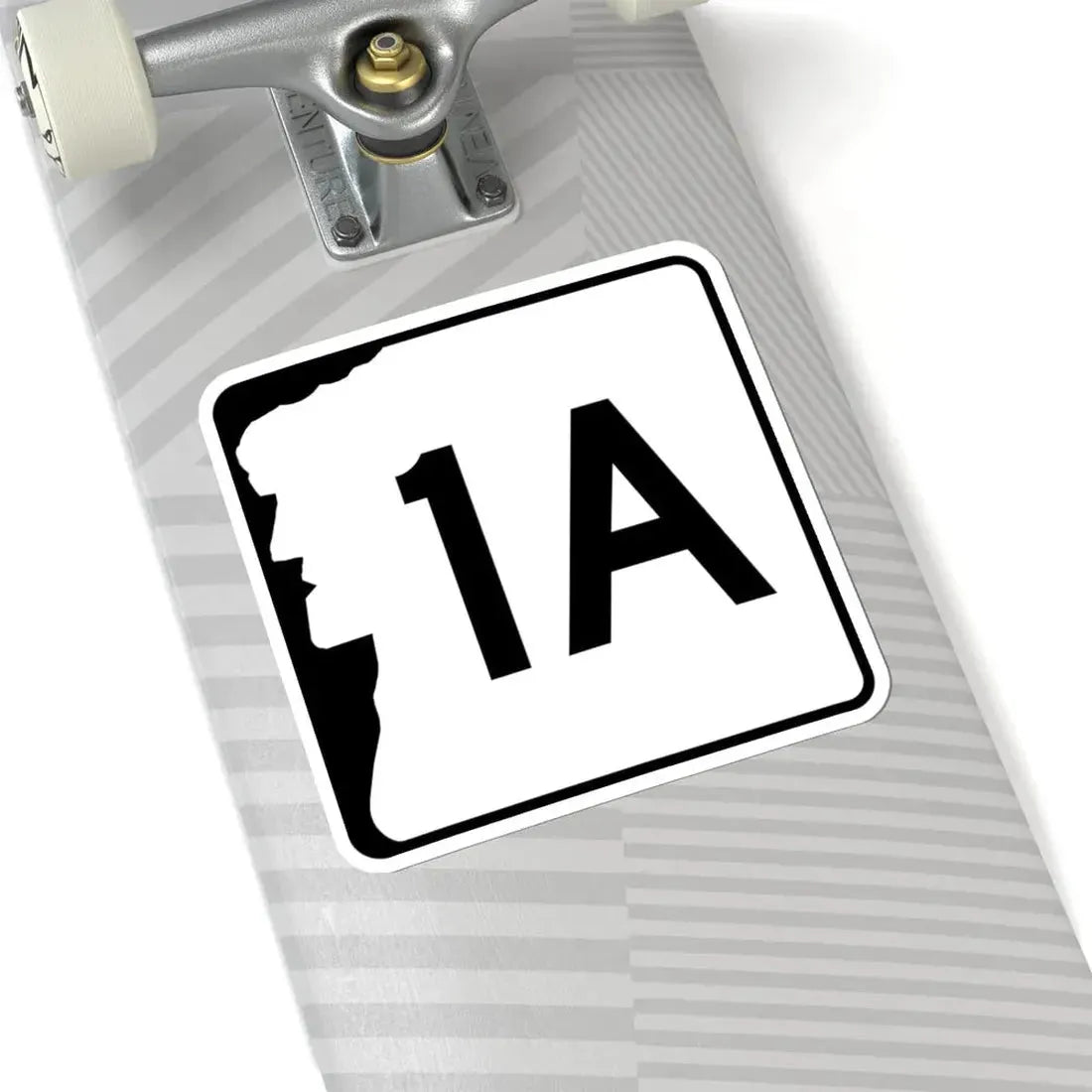 NH Route 1A (New Hampshire) (Road Sign) STICKER Vinyl Kiss-Cut Decal - The Sticker Space