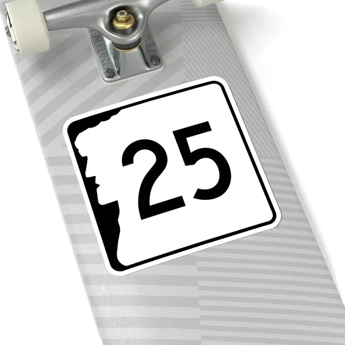 NH Route 25 (New Hampshire) (Road Sign) STICKER Vinyl Kiss-Cut Decal - The Sticker Space
