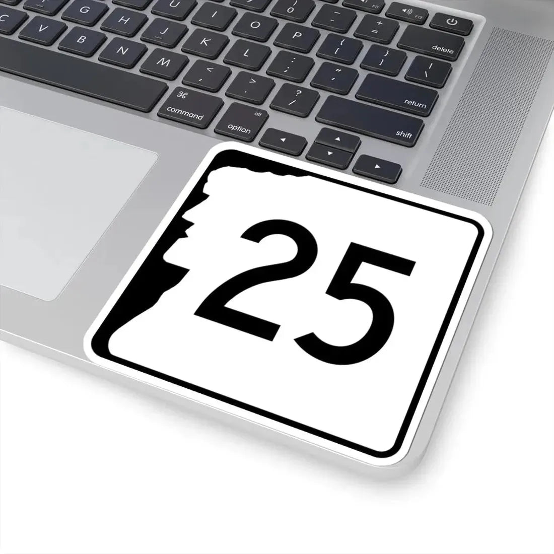 NH Route 25 (New Hampshire) (Road Sign) STICKER Vinyl Kiss-Cut Decal - The Sticker Space