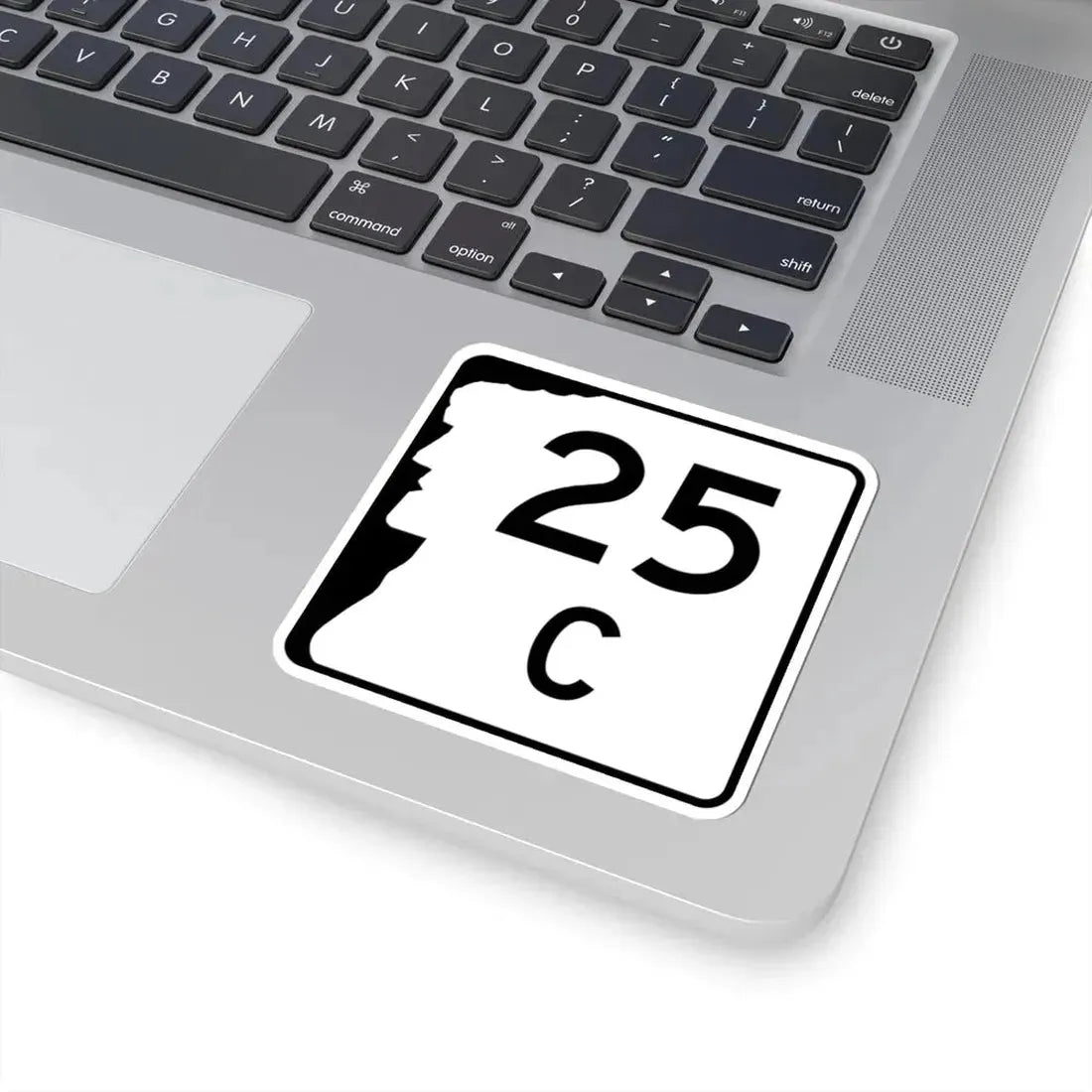 NH Route 25C (New Hampshire) (Road Sign) STICKER Vinyl Kiss-Cut Decal - The Sticker Space