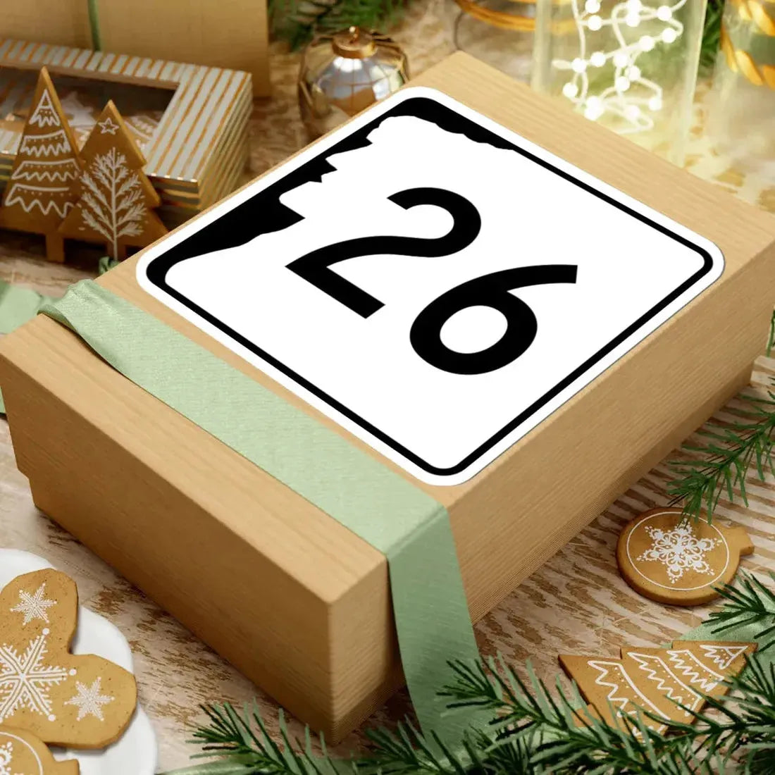 NH Route 26 (New Hampshire) (Road Sign) STICKER Vinyl Kiss-Cut Decal - The Sticker Space